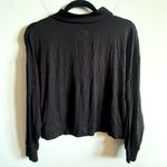 Chaser Sparkle Split Sleeve Mock Neck Top Photo 4