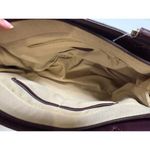 Etienne Aigner Vintage Structured Satchel – Woven Straw & Leather – Brown/Beige Photo 4