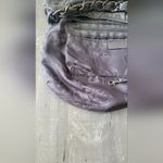 Michael Kors Collete Purse Gun Metal Metallic Shoulder Bag Photo 4