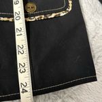 Alfred Dunner  Black Jacket with Leopard Accents Photo 4