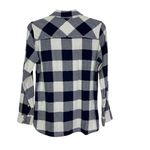 J.Crew Shrunken Boy Shirt in Navy Buffalo Check Size 2 Photo 4