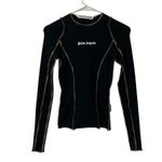 Palm Angels  Black Rainbow Stitch Long sleeve Top(Size XS) Photo 1