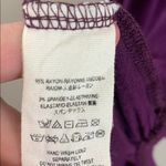 Free People  Laguna Open Sexy Back Blouse in Plum Purple Photo 2