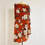 Anthropologie YUMI KIM Live It Up Skirt In Orange Size Medium NWOT $178 Photo 2