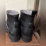 Lucky Brand Black Rubber  Rindah Pull On Ankle Boots 7 rain boots perfect Photo 11