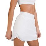 Lululemon Hotty Hot High-Rise Skirt in White Photo 0