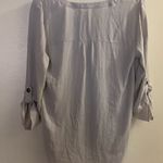 Maurice's Maunces Womens Blouse S Small Beige White Stripes Striped Bust 36” New NWT Photo 4