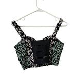 Urban Outfitters Staring at Stars  Aztec Southwest Crop Corset Style Whimsigoth Photo 7