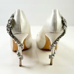 Badgley Mischka Royal Embellished Peep-Toe Evening Pumps Size 7.5 Photo 1