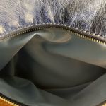 Coach  Poppy Glam Glazed Navy Blue Leather Tote Bag Photo 5