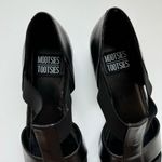 Mootsies Tootsies  Fisherman Black Leather Strappy Slip On Size 9 Cut Out Grunge Photo 2