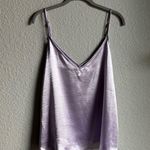 Forever 21 F21 Lavender Purple Satin V-neck Camisole Tank Top Photo 0
