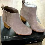 INC International Concepts Suede Boots Size 5M Tan Photo 0