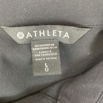 Athleta Black Button Up Sleeveless Tunic Shirt Top L Photo 4