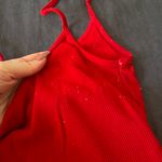 Brandy Melville ribbed red tank top Photo 3