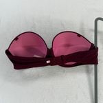 PINK - Victoria's Secret PINK‎ Victoria's Secret Everywhere Multi-Way Push Up Strapless Bra 36C Burgundy Photo 1