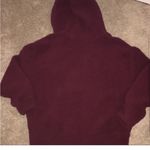 PINK - Victoria's Secret VS Pink Full ZIP Sherpa Hoodie Maroon S   Photo 5