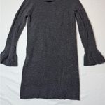 Banana Republic Banana‎ Republic women’s grey wool blend ruffle cuff sweater dress size SM Photo 0
