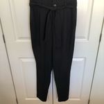 Frank And Oak Black  Sleeveless Button Front Tie Waist Jumpsuit Size M Photo 3