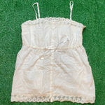 Candie's White Lace Top  babydoll top Photo 0