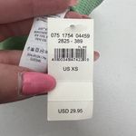 Aerie Size XS Bikini Bottoms High Cut Cheeky Women’s Swimwear Jaquard Green Swim Photo 3