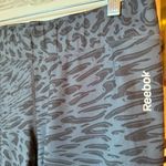 Reebok  Athletic Grey Animal Print Capri Leggings Photo 2