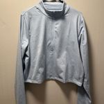 Old Navy Light Blue Half-Zip Pullover Photo 0