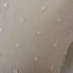 W By Worth Worth Woman’s White Polka Dot Solid Cotton Top, Sz S.  Photo 7