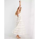 Aerie Tie Dye Maxi Dress White Size Small Ethereal Goddess Summer Bohemian Beach Photo 7
