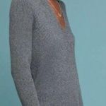 Anthropologie  ett:wa Amrita Ribbed Tunic V-Neck Pullover Sweater Size Small Photo 0