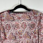 Lucky Brand ‎ Boho Peasant Top Size S Paisley Tassel Hippie Beach Vacation Boho Photo 8