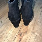 Merona black wedge suede heels Photo 2