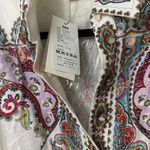 Chic White Paisley Long Sleeve Dress ( not Belt) Photo 15