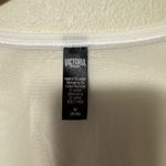 Victoria Sport Elegant White Long Sleeve V-Neck Top Photo 1