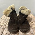 Bare Traps Elexa Boots Womens Brown Suede & Faux Fur Lining Comfort 7 M Photo 2