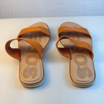 Sorel Ella II Slide Sandal Desert Sun Orange Suede Leather Women Size 10 EUR 41 Photo 4