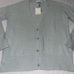 John + Jenn NWT Size Large Button Front Cardigan In Mystic Blue By  Photo 2