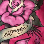 Y2K 2000s Ed Hardy tote shoulder crossbody book laptop work school bag purse grunge goth #alternative #cyber #punk #whimsygoth #academia #streetwear #preppy pink black. Photo 6