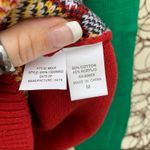 Ugly Christmas Sweater  fireplace mantle tunic seen in a Hallmark movie MEDIUM Photo 2