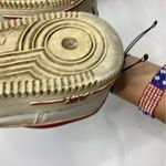 Nike Air Force 1 sneakers white red casual collegiate women’s size 7.5 Photo 5