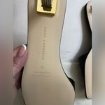 Good American New Women's Black Satin Kickstand Slide Sandal Mules Size 9.5 Photo 13