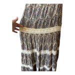 Denim & Supply Ralph Lauren Ralph Lauren Denim Supply Boho Tiered Maxi Dress Paisley & Crochet size small Photo 8