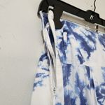 INC International Concepts Blue White Tie Dye Pleated Skirt1 Size 14 Photo 6