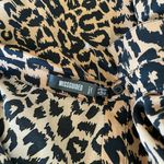 Missguided NWT  leopard print oversized shirt smock dress Photo 4