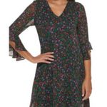 Calvin Klein Floral Ruffle Sleeve Dress - Career Feminine Dainty Women’s Sz 4 Photo 13