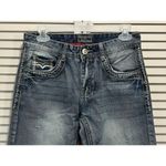 BLACK Medium Wash‎ Bootcut Blue Jeans Denim Pocket Stitching Size 28x30 Photo 1