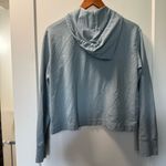 Life is Good Crusher Flex Hoodie Smoky Blue Colorful Spellout Stretchy S Photo 3