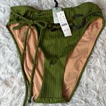 J.Crew  CANTEEN HIGH RISE WIDE RIB BIKINI BOTTOM SIZE SMALL NWT Photo 3