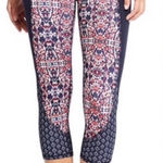 Athleta  Salutation‎ Chatarunga Colorblock Cropped Capri Legging XS #227943-01 Photo 0