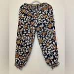 Shae by SASSAFRAS Women’s Regular Fit Floral Print‎ Cotton Joggers Size M Black Size M Photo 5
